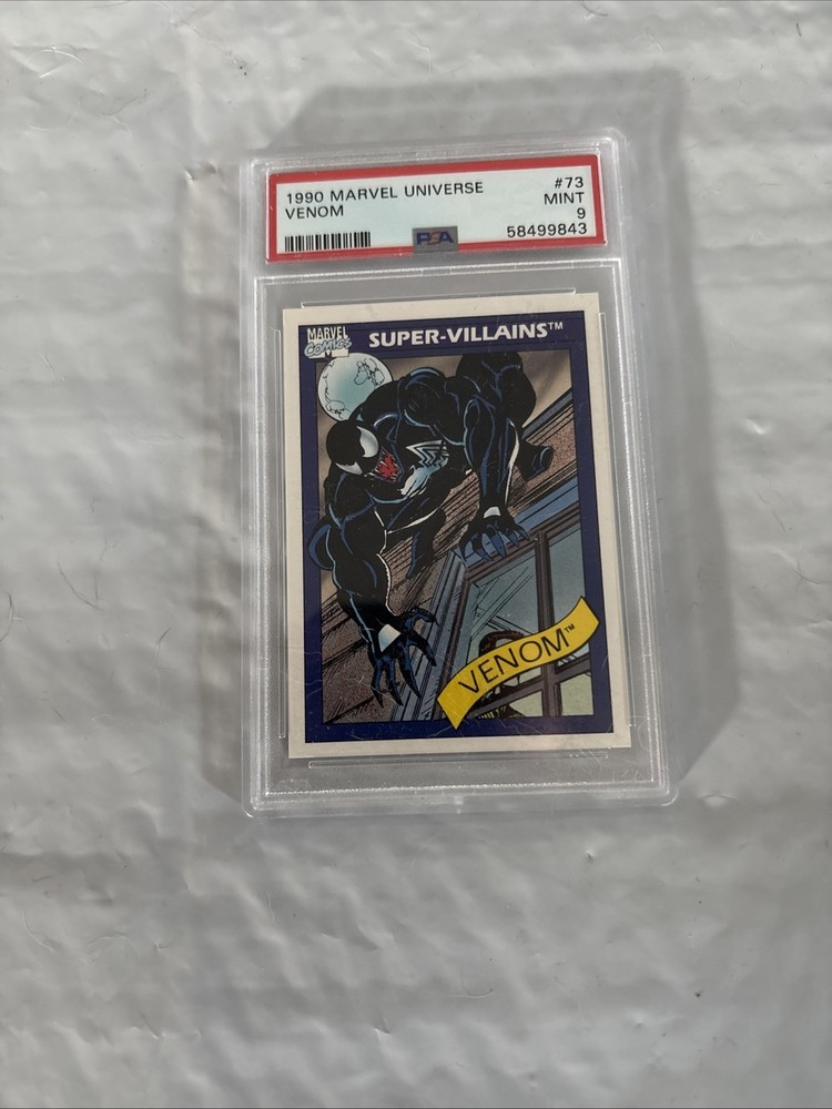 1990 Venom Marvel Universe 73 Mint Psa 9 Card -