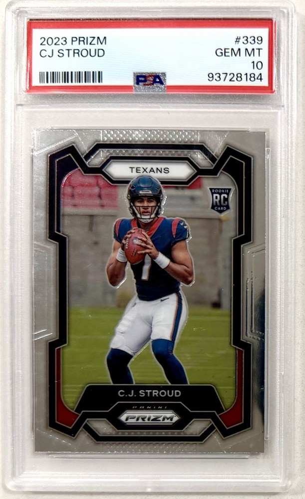 2023 Panini Prizm Rookies C.J. Stroud #339 (RC) PSA 10 GEM MINT