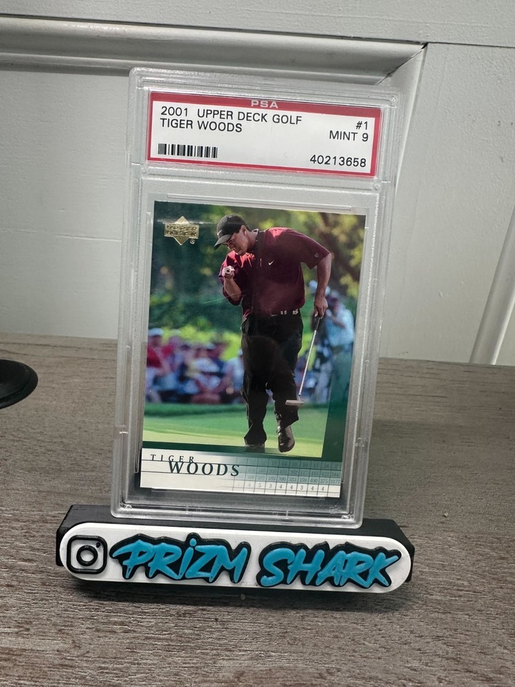 2001 Upper Deck Golf Tiger Woods #1 PSA 9 Mint