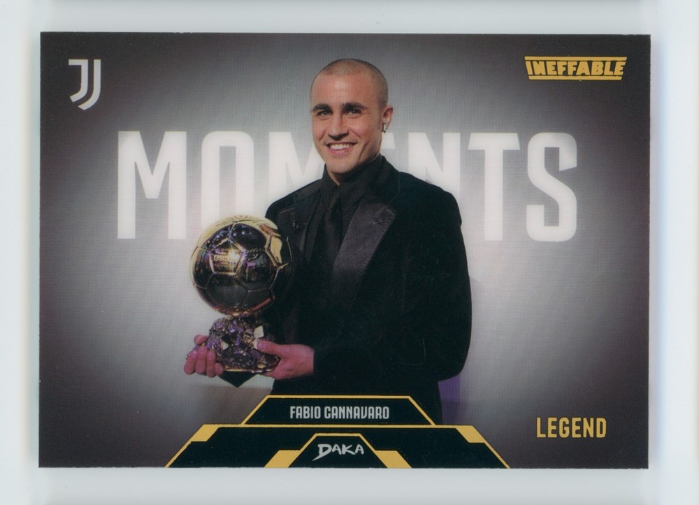 2024-25 Fabio Cannavaro Daka Ineffable Moment Gold Juventus Soccer Card 6/10