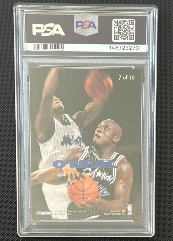 1994 Shaquille O'Neal Skybox Emotion N-Tense Gold PSA 10  view 2