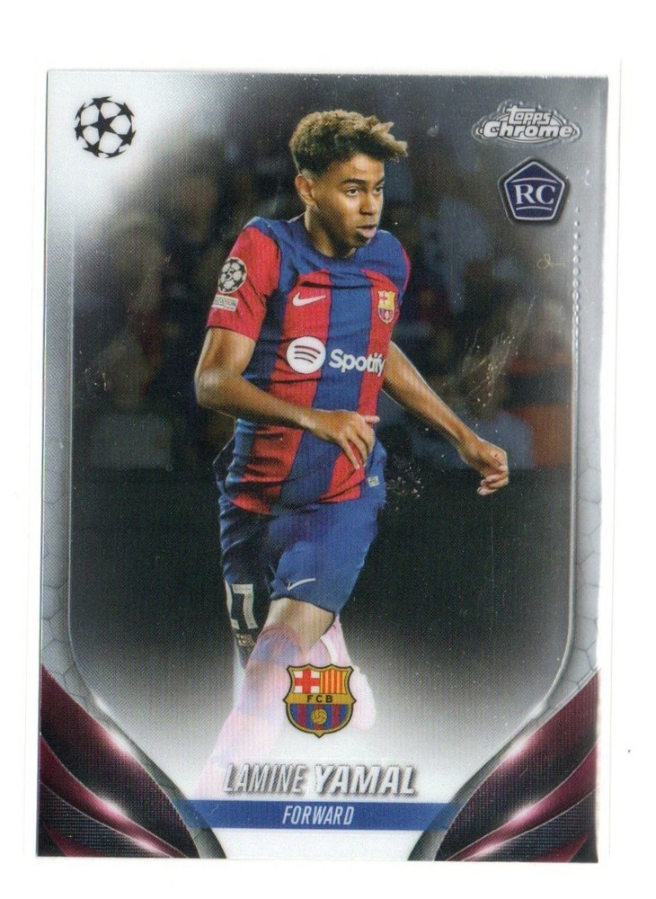 2023-24 Topps Chrome UCC | Lamine Yamal Rookie #64 Barcelona