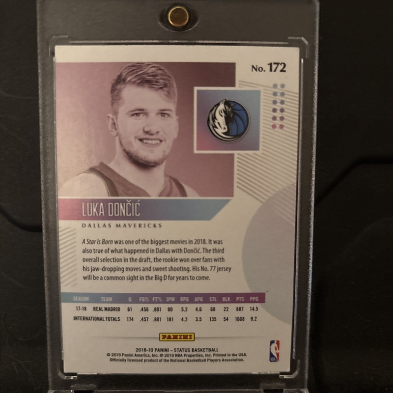 *Damage* 2018 Luka Doncic Rookie Status view 2