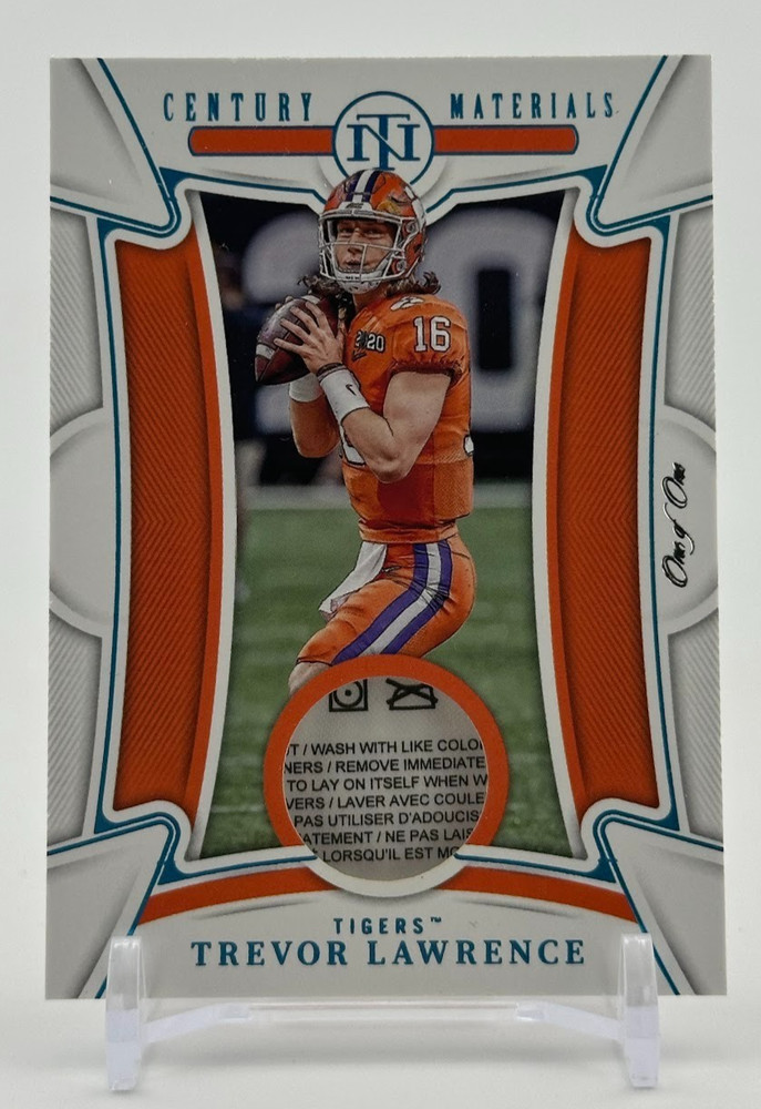 2023 Panini National Treasures Trevor Lawrence Century Material Super Prime 1/1