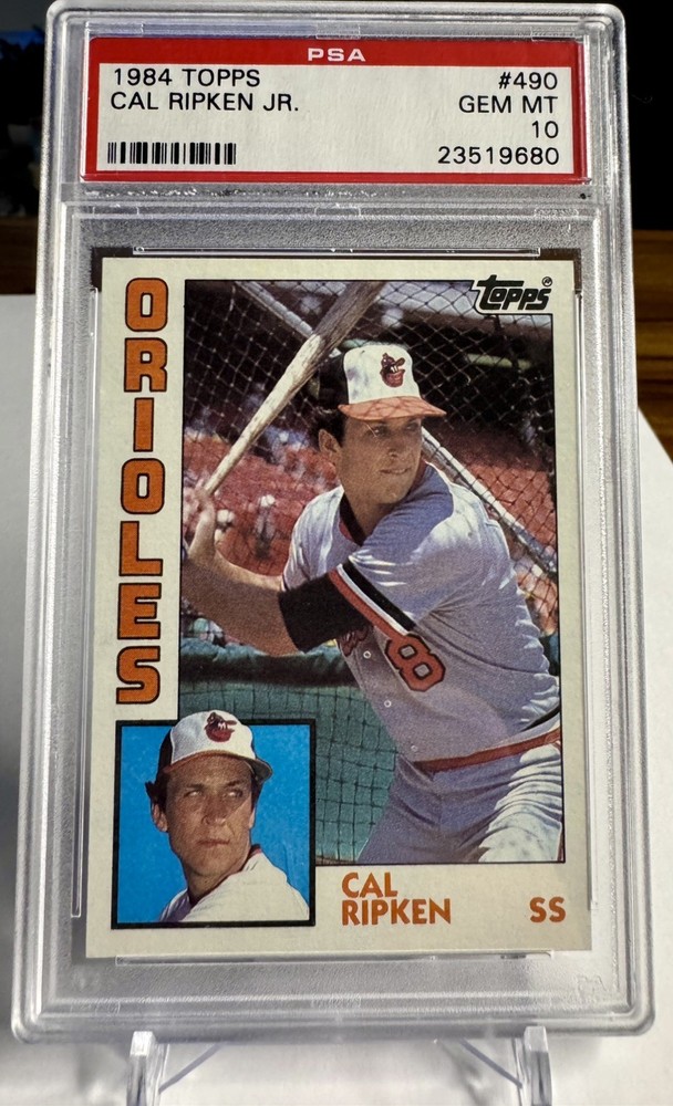1984 Topps Cal Ripken Jr. #490 Baltimore Orioles HOF - PSA 10 GEM MINT