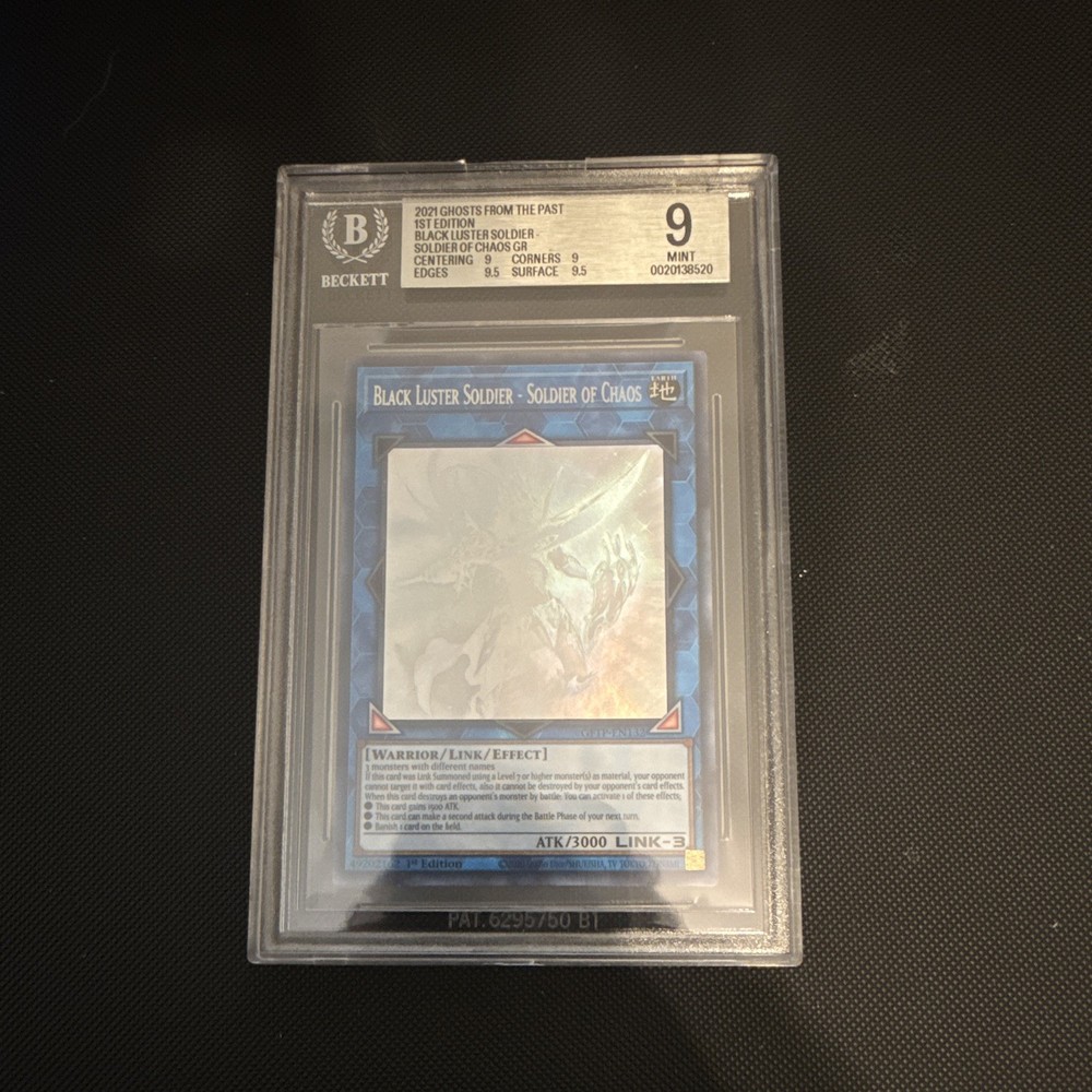 Konami Yu-Gi-Oh! BLS Soldier of Chaos Ghost Foil GFTP-EN128 BGS 9