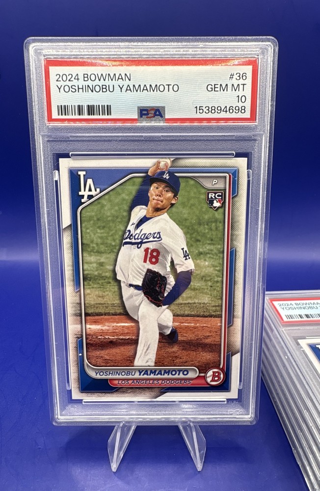 2024 Bowman - Yoshinobu Yamamoto #36 (RC) PSA 10