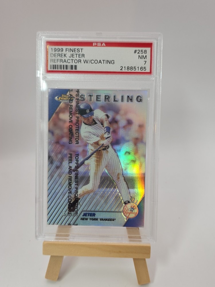 1999 Topps Finest - Sterling Derek Jeter #258 Refractor