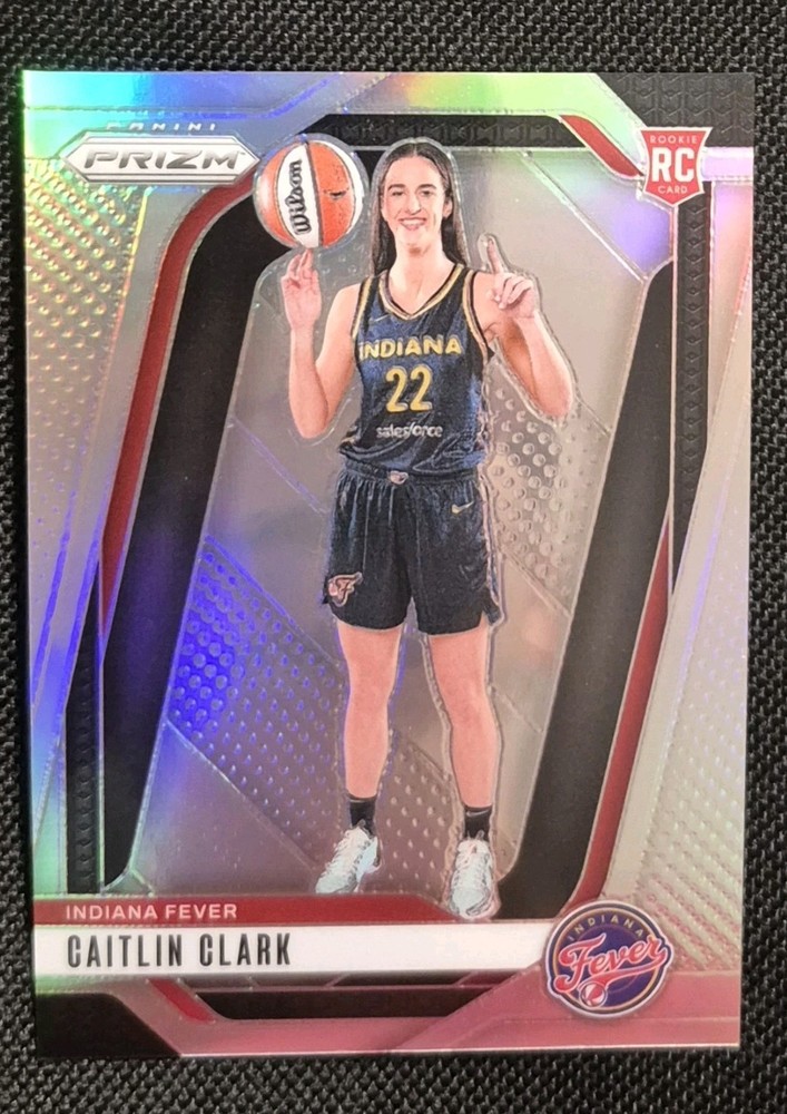Caitlin Clark 2024 Panini Prizm Silver RC Rookie #145