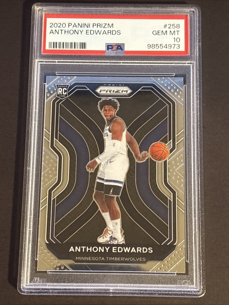2020-21 Panini Prizm - Anthony Edwards #258 (RC) PSA 10