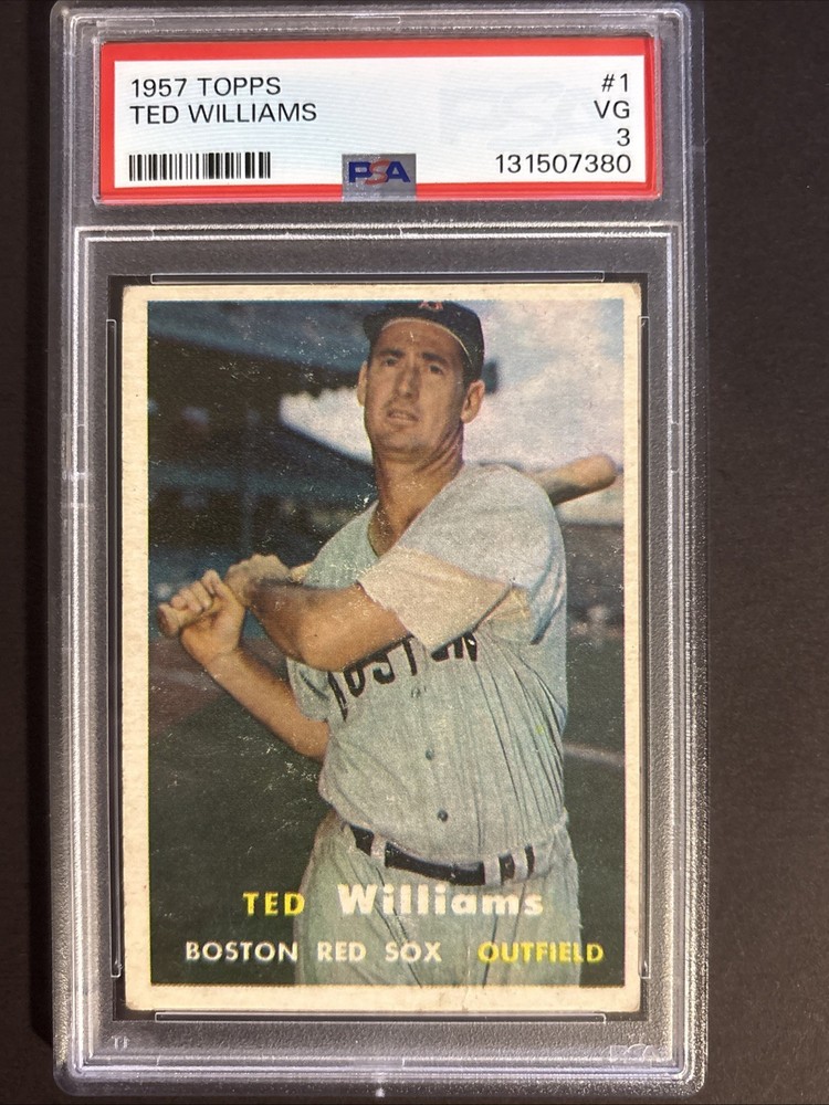 1957 Topps - Ted Williams #1 PSA 3 VG 3 Boston Red Sox