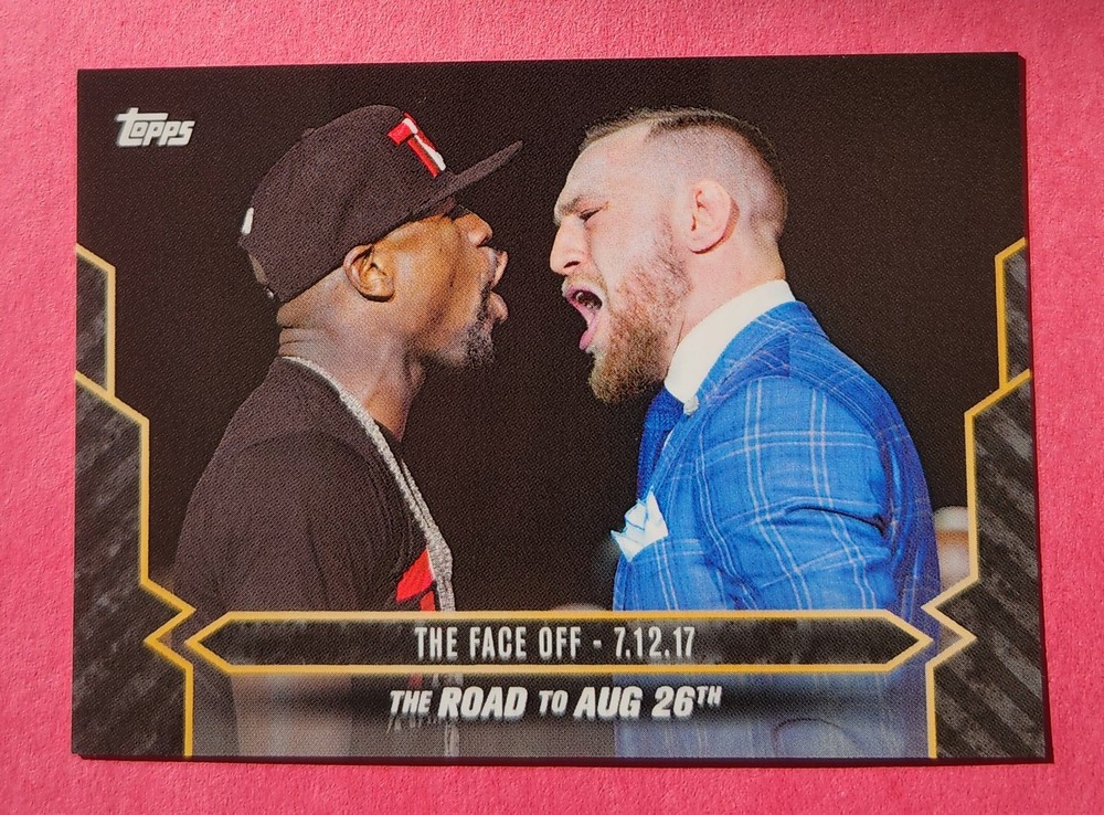 2017 Topps On Demand Face Off #9 Floyd Mayweather vs Conor McGregor