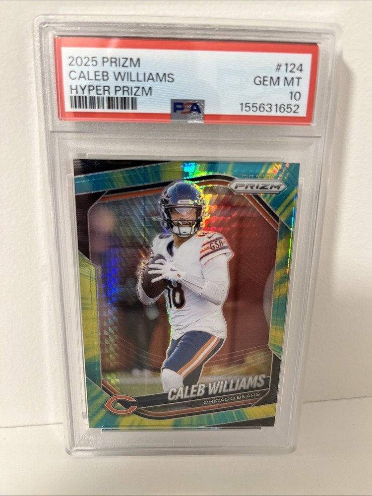 2025 Prizm Caleb Williams Hyper Prizm /200 PSA 10