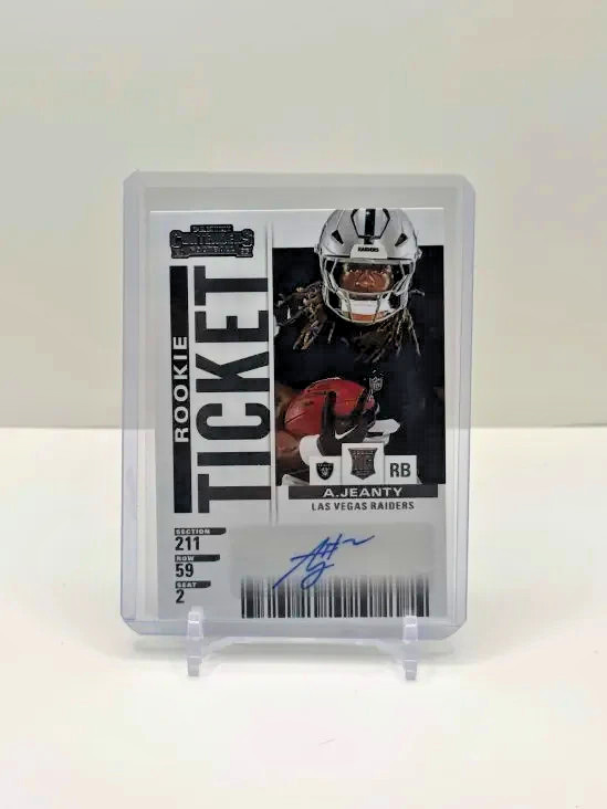 2025 Panini Select Ashton Jeanty Contenders Ticket RPS RC Auto #19 Rookie