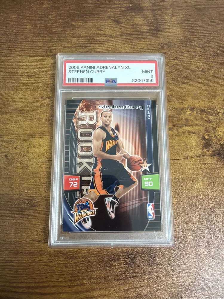 2009 Panini Adrenalyn XL Stephen Curry Rookie PSA 9 Warriors