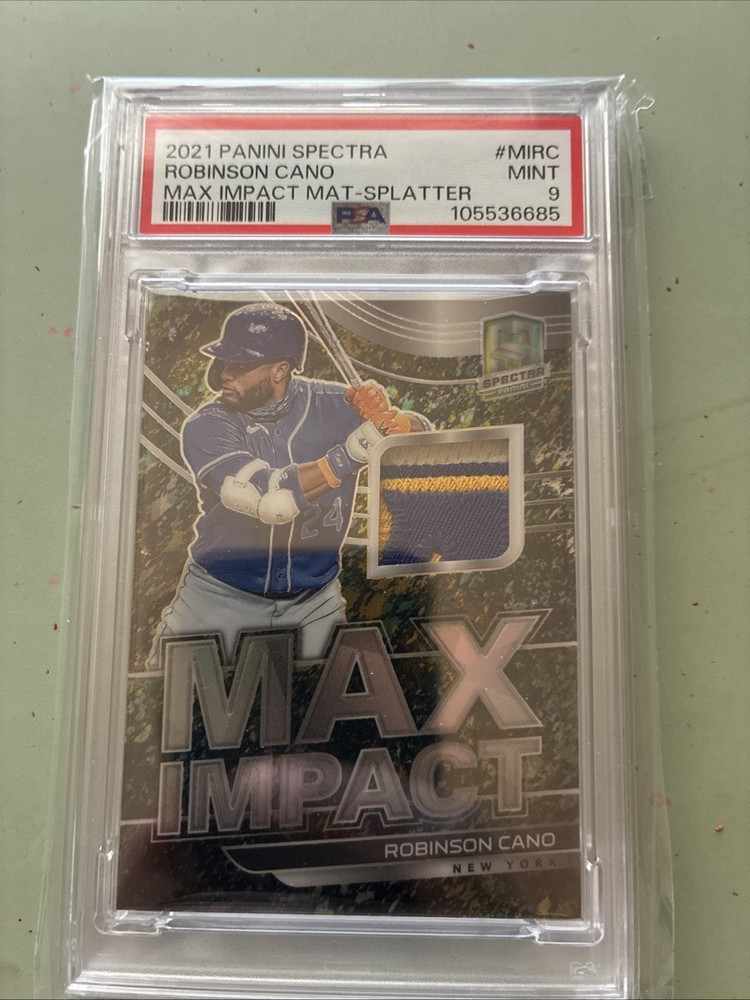 2021 Spectra Max Impact Patch 1/8 Robinson Canó Jersey Relic SSP