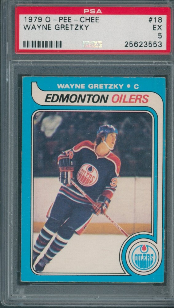 1979/80 OPC O-Pee-Chee #18 Wayne Gretzky PSA EX 5 *3553