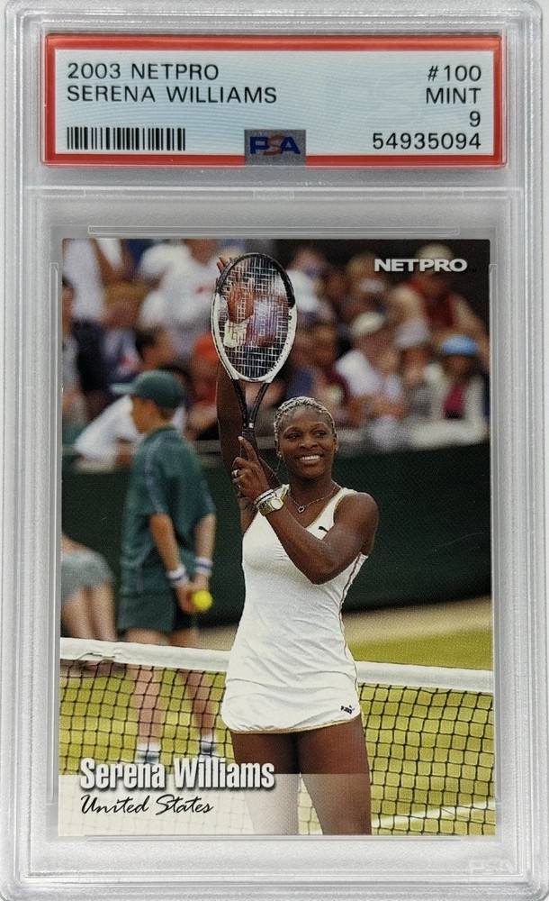 NetPro 2003 Serena Williams Rookie #100 PSA Graded Tennis Trading Card