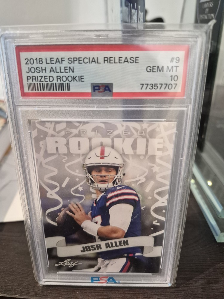 2018 Leaf Prized Rookie Josh Allen RC #09 PSA Graded – Buffalo Bills  MVPQB