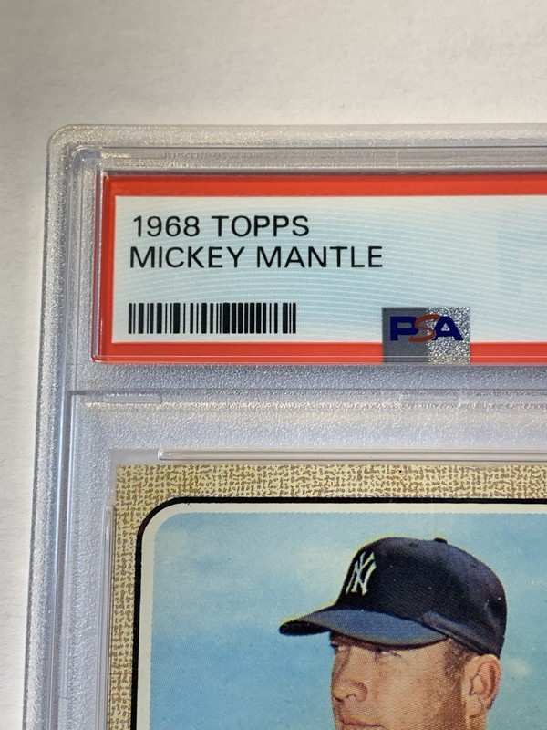 1968 Topps Set-Break #280 Mickey Mantle PSA 5 EX view 2
