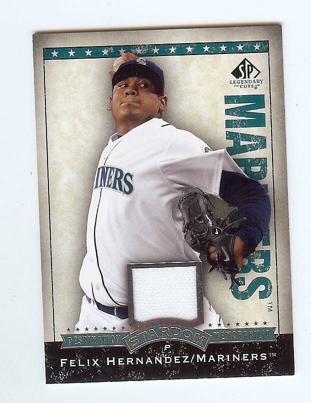 FELIX HERNANDEZ 2008 SP Destination Stardom Baseball GAME USED JERSEY Card