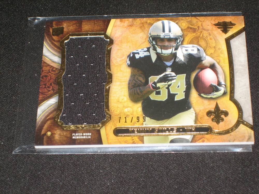 KENNY STILLS SAINTS LEGEND AUTHENTIC EVENT GAME USED JERSEY CARD #/99
