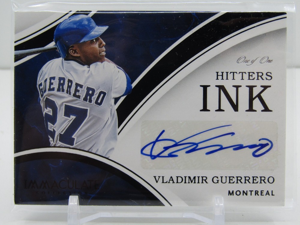 VLADIMIR GUERRERO 2016 IMMACULATE HITTERS INK AUTOGRAPH AUTO #1/1! EXPOS!!