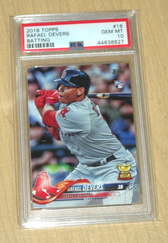 2018 Topps Rafael Devers #18 rookie PSA 10 GEM MINT