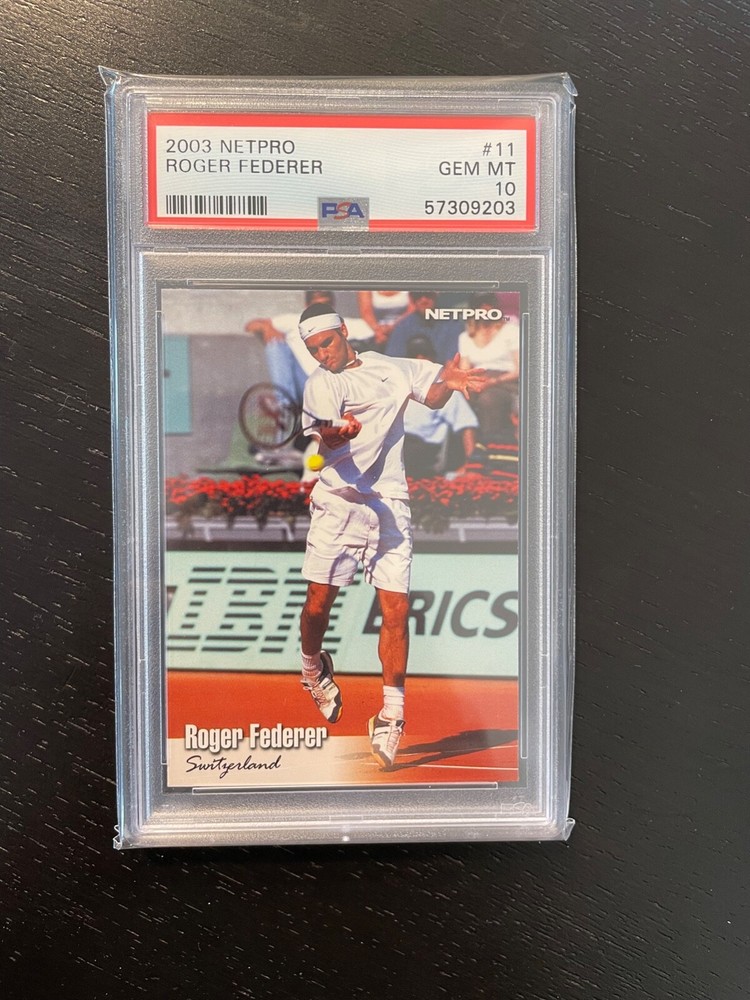 🔥Invest Now🔥 2003 Netpro Roger Federer #11 RC Rookie PSA 10
