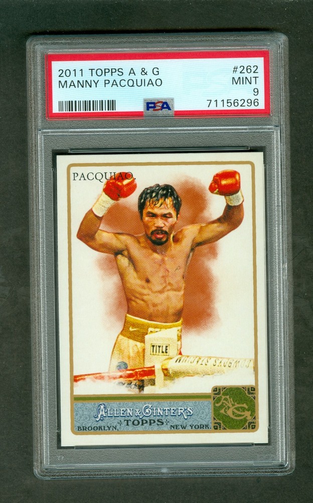 Manny Pacquiao 2011 Topps Allen & Ginter Rookie #262 PSA 9 MINT 296