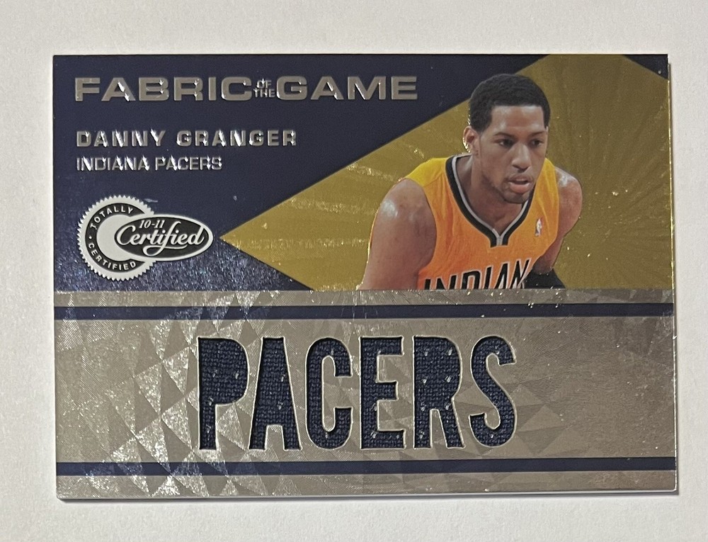 Danny Granger 2010-11 Certified Fabric of the Game Used Jersey Card #9 - 115/299