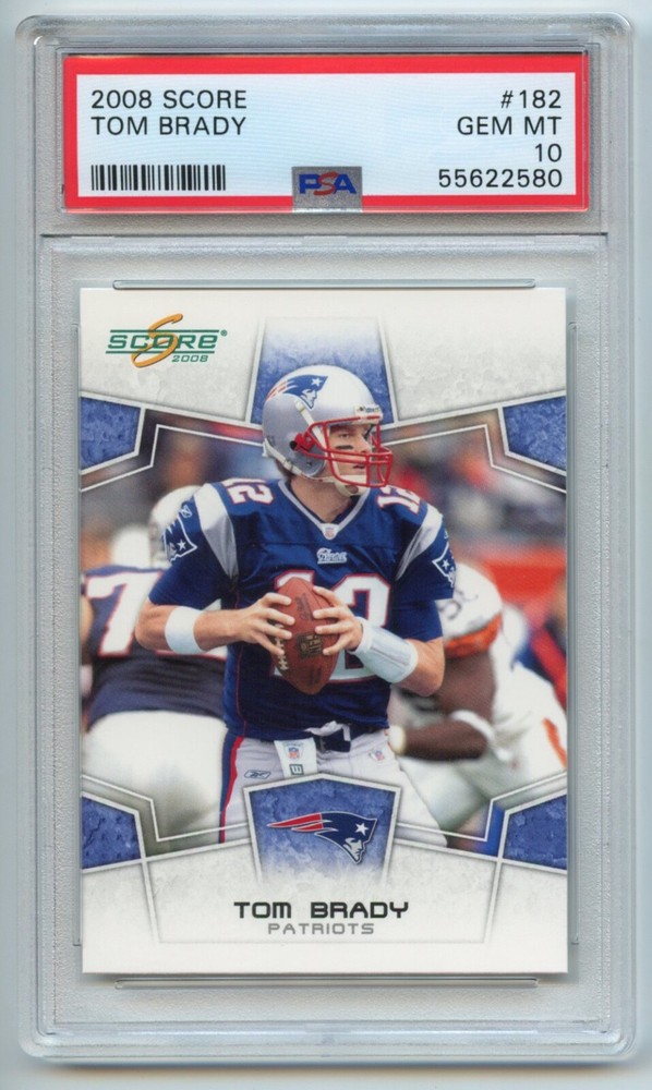 Tom Brady 2008 Score #182 PSA 10 GEM MINT