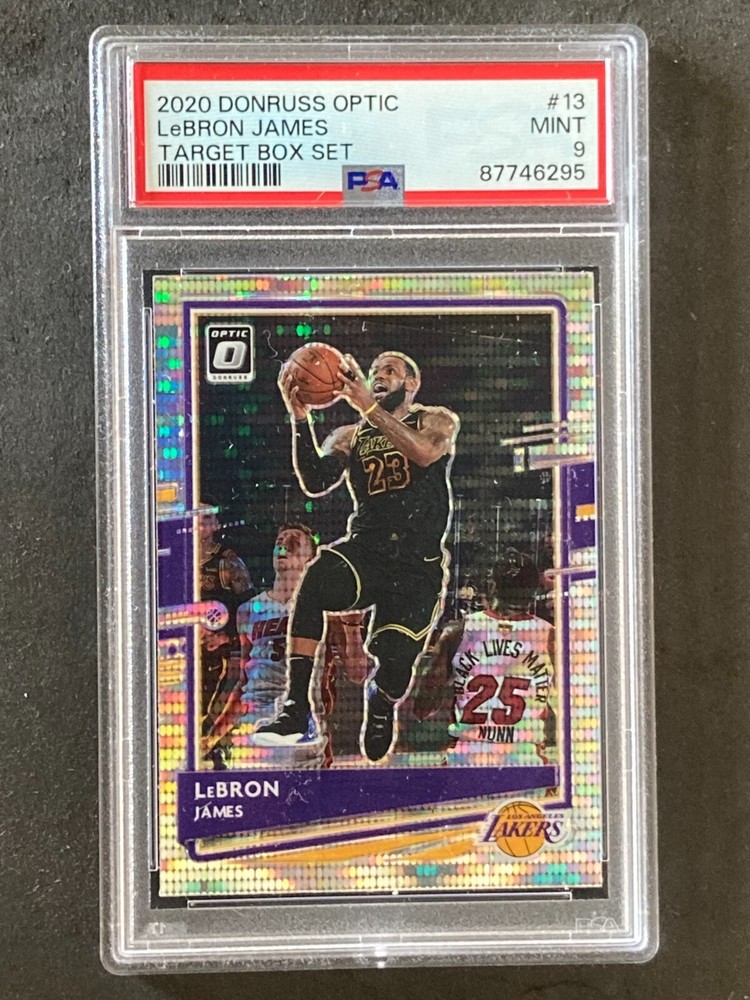 2020 Donruss Optic Lebron James Target Pulsar PSA 9