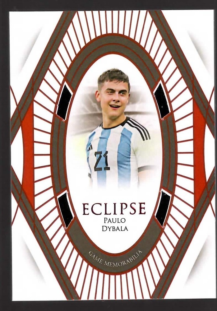 Paulo Dybala /4 Match/Game Worn Patch Shorts 2023 Futera Eclipse Argentina view 1