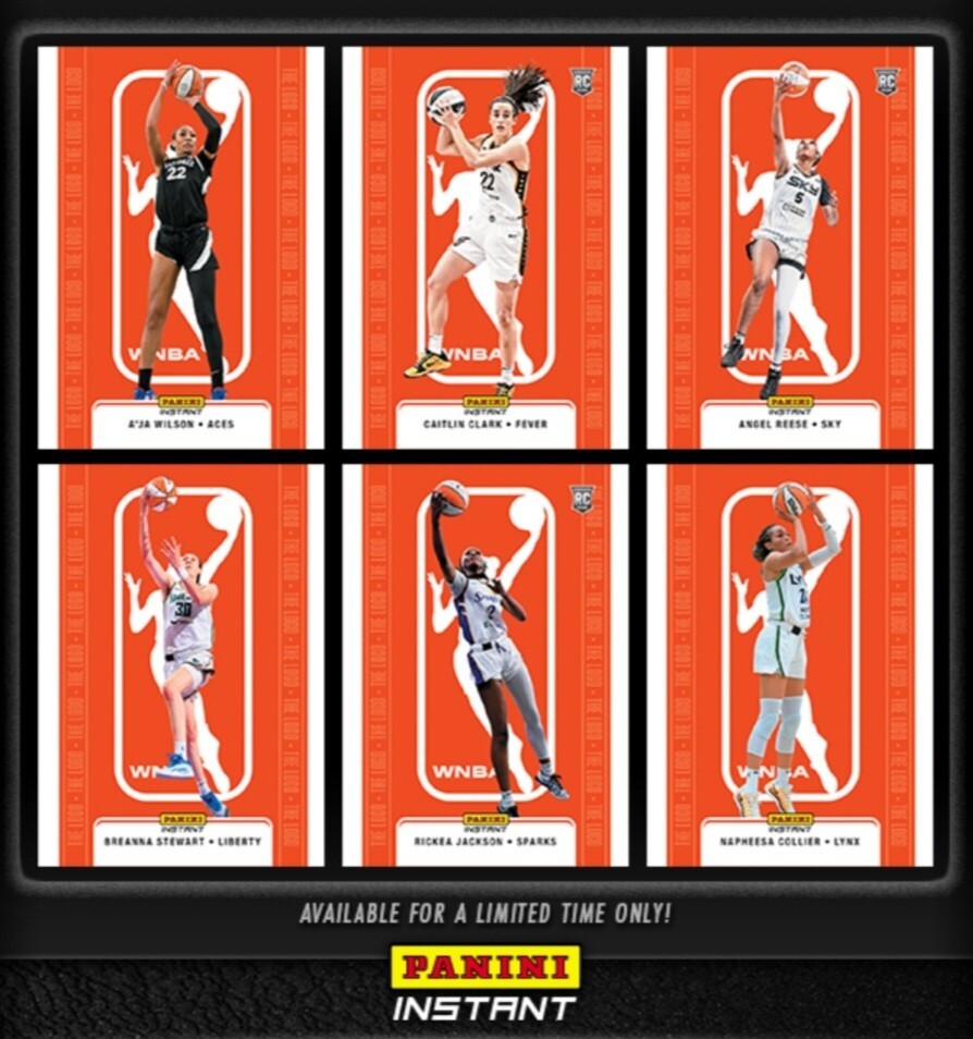 SABRINA IONESCU 2024 WNBA PANINI INSTANT THE LOGO INSTANT CARD LIBERTY
