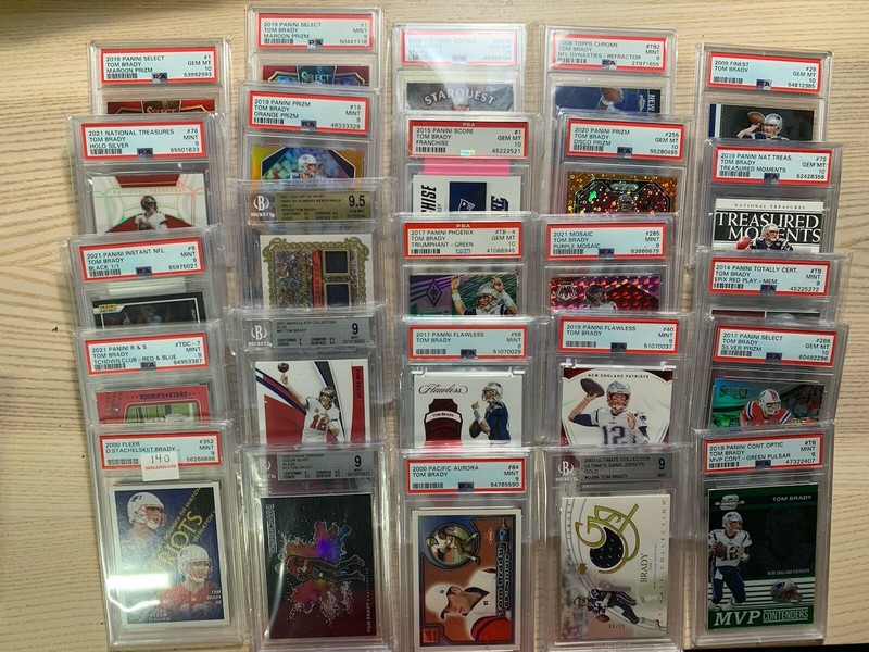 Random Tom Brady PSA BGS Guarantee 10 9.5 9 Possible Rookie Auto Patch 2000 Read view 2