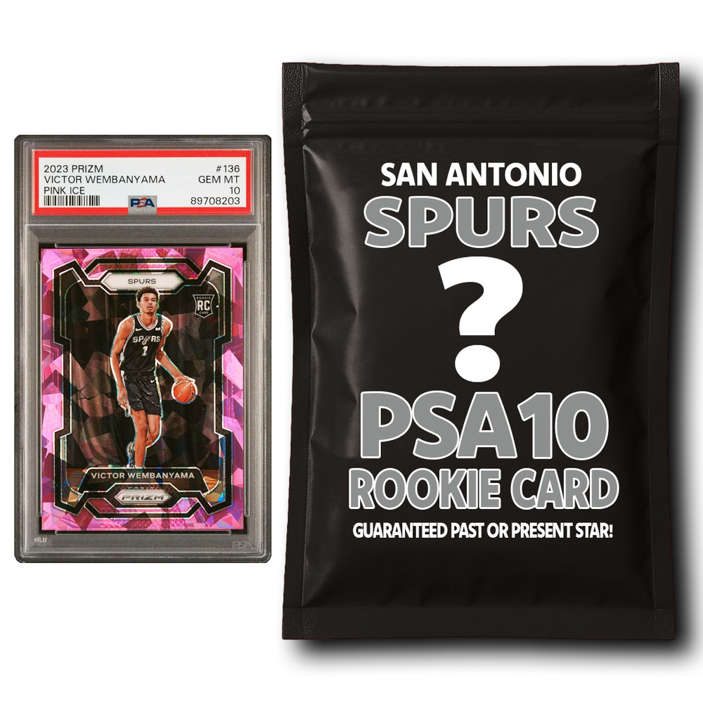 San Antonio Spurs PSA 10 Graded Rookie Card Mystery Pack