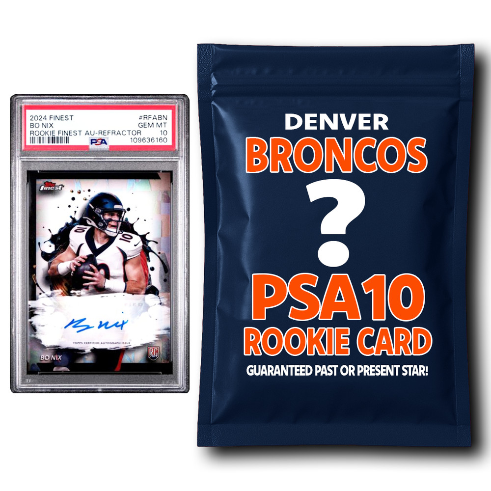 Denver Broncos PSA 10 Graded Rookie Card Mystery Pack