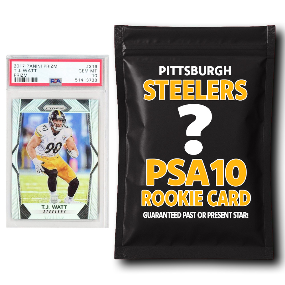 Pittsburgh Steelers PSA 10 Graded Rookie Card Mystery Pack
