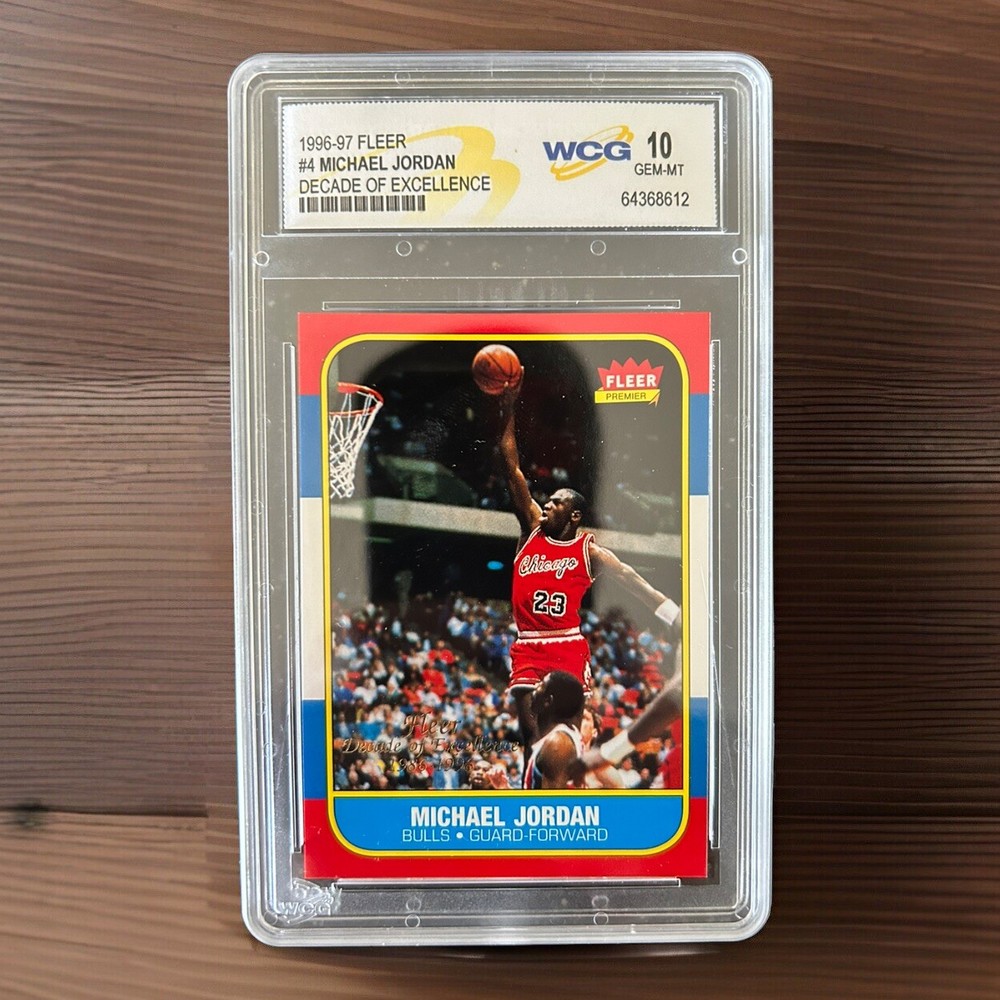 MICHAEL JORDAN FLEER DECADE OF EXCELLENCE ROOKIE CARD GEM MINT 10 - 1996-97