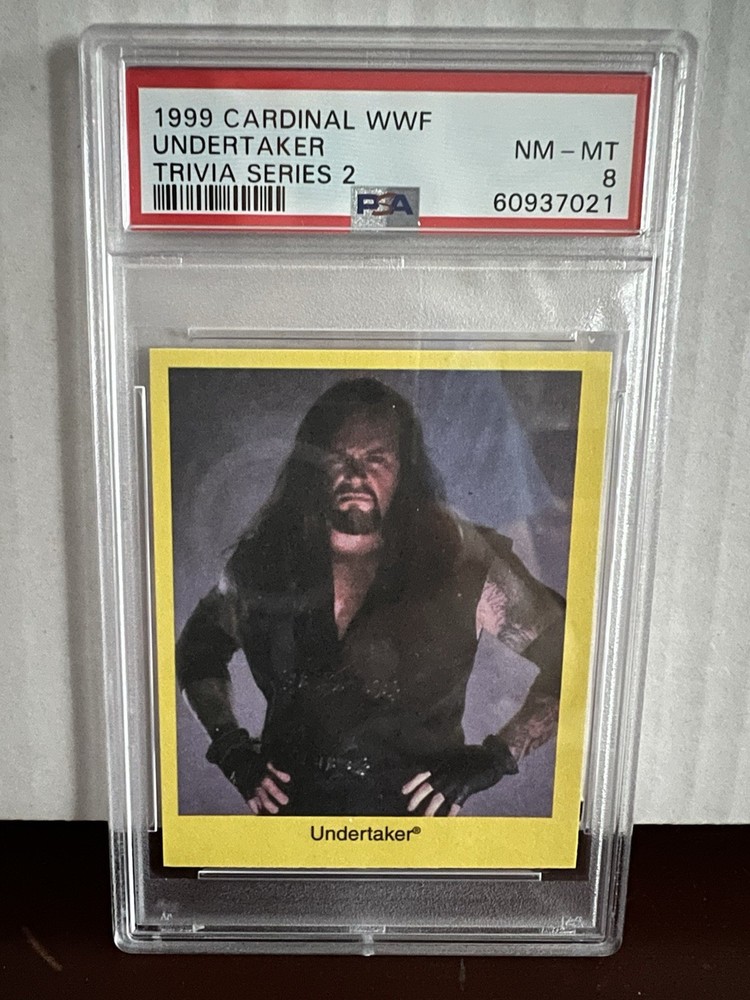 1999 Cardinal WWF Undertaker PSA 8