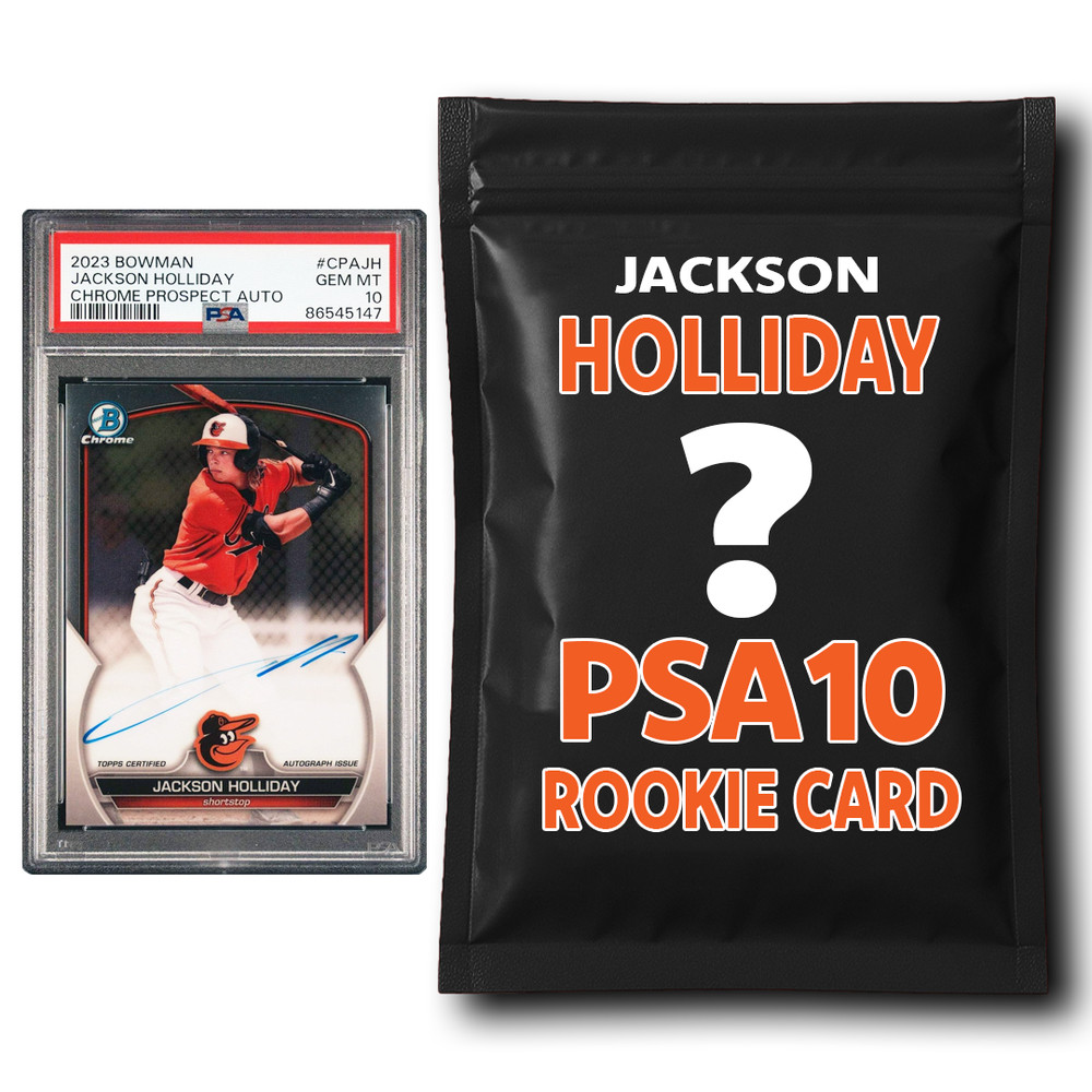 Jackson Holliday PSA 10 Graded Rookie Baseball Card Mystery Pack