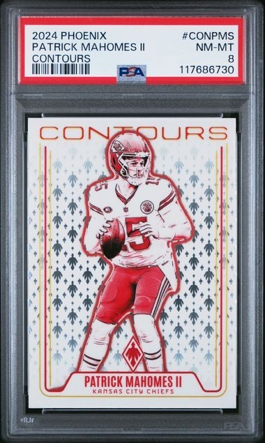2024 PANINI PHOENIX #CON-PMS PATRICK MAHOMES II CONTOURS PSA NM-MT 8