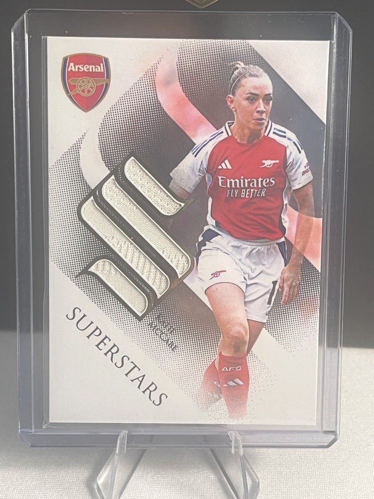2024-25 Futera Unique Arsenal - Katie McCabe Match Worn Patch /7 WUCL Game AST10