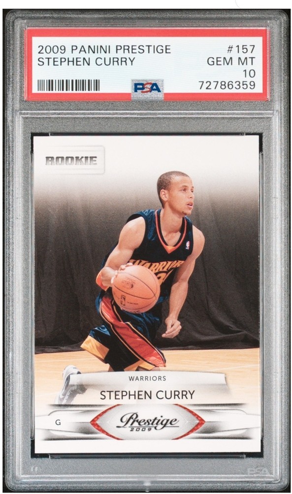 2009 Panini Prestige #157 Stephen Curry RC Rookie Gem Mint