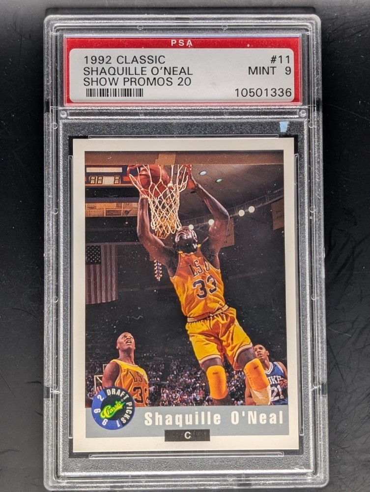 1992 Classic Show Promos #11 - Shaquille O'Neal (RC) PSA 9 RARE PROMO