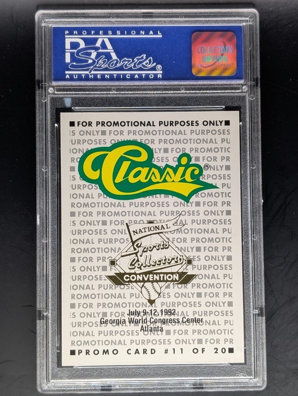 1992 Classic Show Promos #11 - Shaquille O'Neal (RC) PSA 9 RARE PROMO view 2