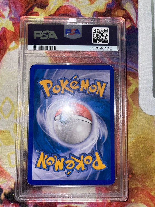 POKEMON EX DRAGON FRONTIERS #101 MEW GOLD STAR HOLO PSA 5 Italian view 2