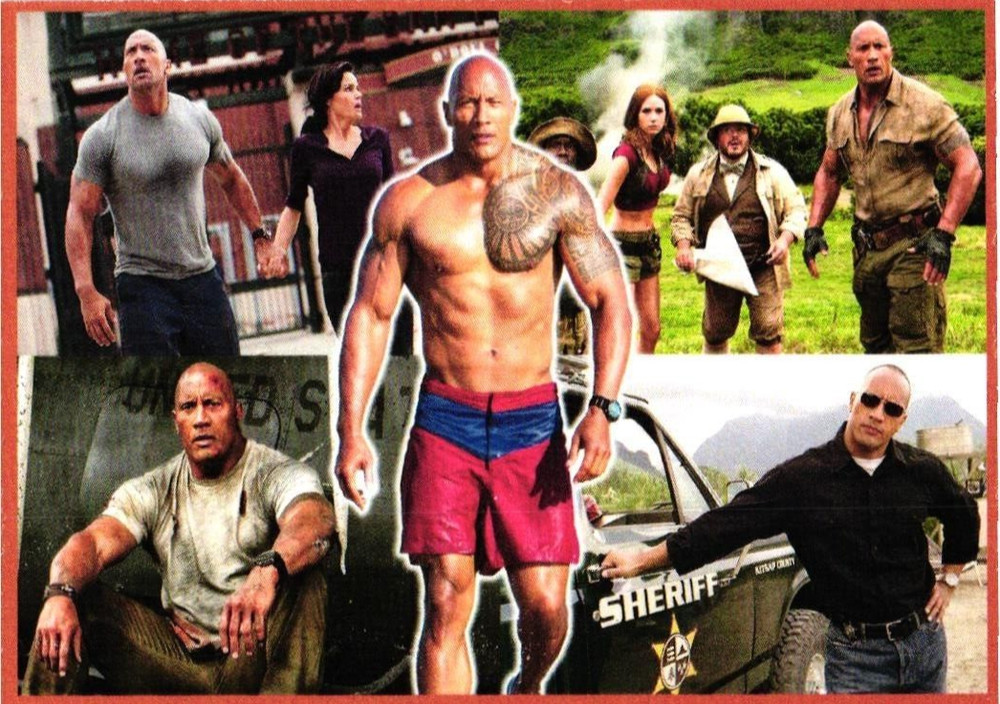 The Rock Dwayne Johnson Custom Celebrity Novelty Card view 1