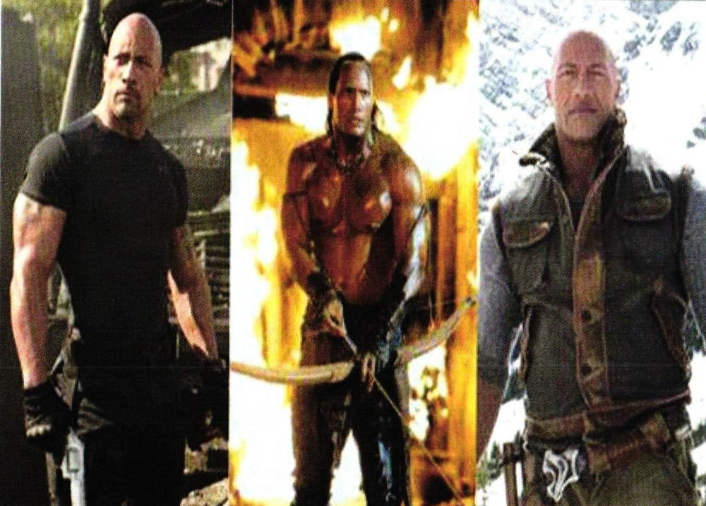 The Rock Dwayne Johnson Custom Celebrity Novelty Card